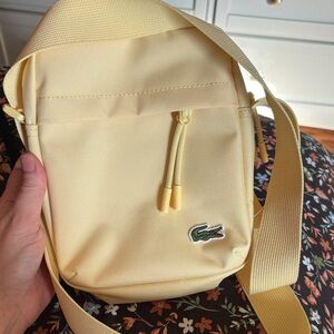 Lacoste Light Yellow Messenger Bag